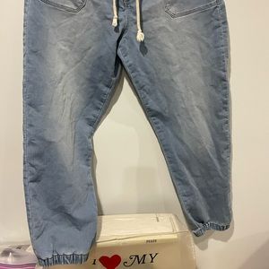 XL Jogger Style Button Fly Jeans